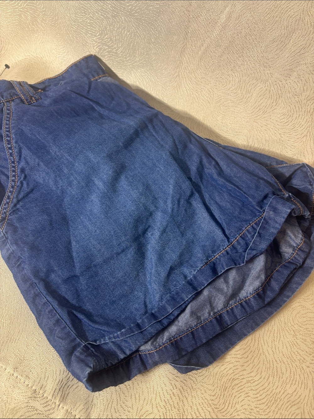 Kensie Jeans Denim Blue lightweight Women's Shorts - Casual Pull-OnStyle 0377 - Picture 10 of 10
